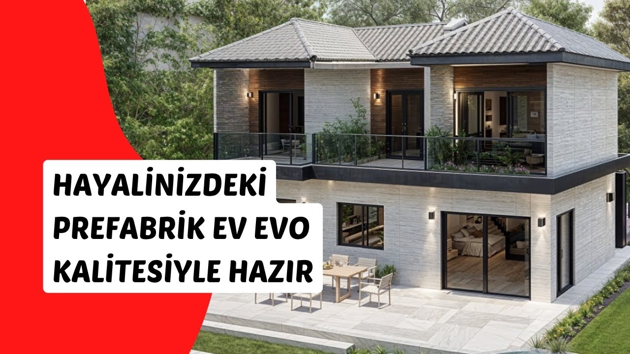 Hayalinizdeki Prefabrik Ev Evo Kalitesiyle Hazır