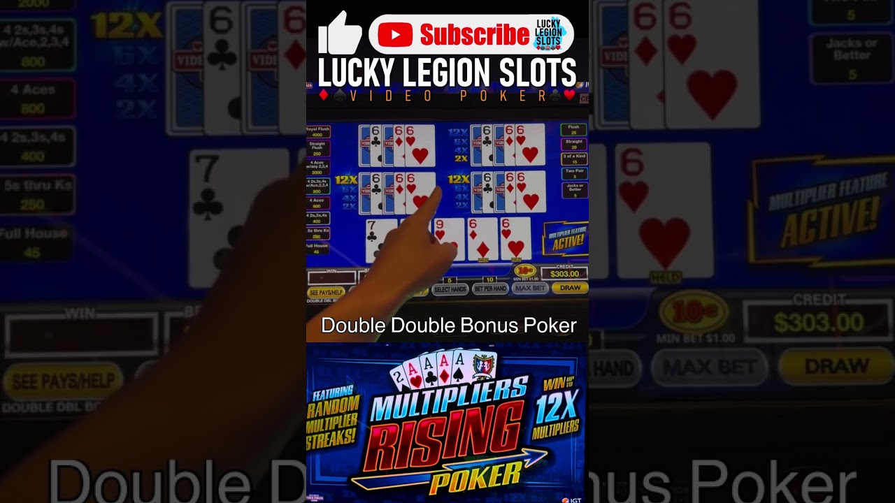 WRONG SPOT WRONG SPOT &diams;️ 12x Multipliers Double Double Bonus Poker - MULTIPLIERS RISING VIDEO POKER