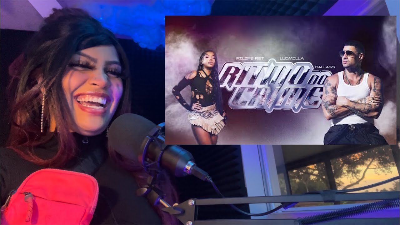 (GRINGA REACT) FILIPE RET - RITMO DO CRIME (FT. LUDMILLA) #eua #react 🇺🇸