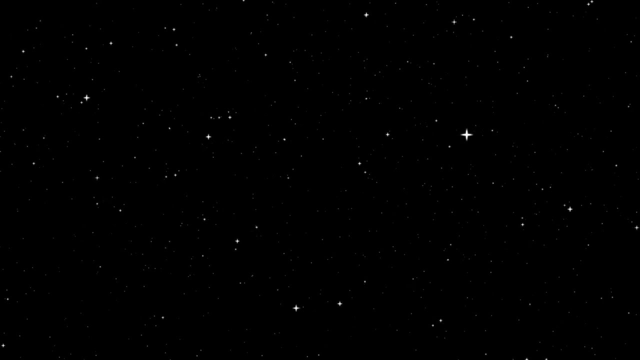 [1] Twinkling Star Particles Black Background 4K (No Loops)