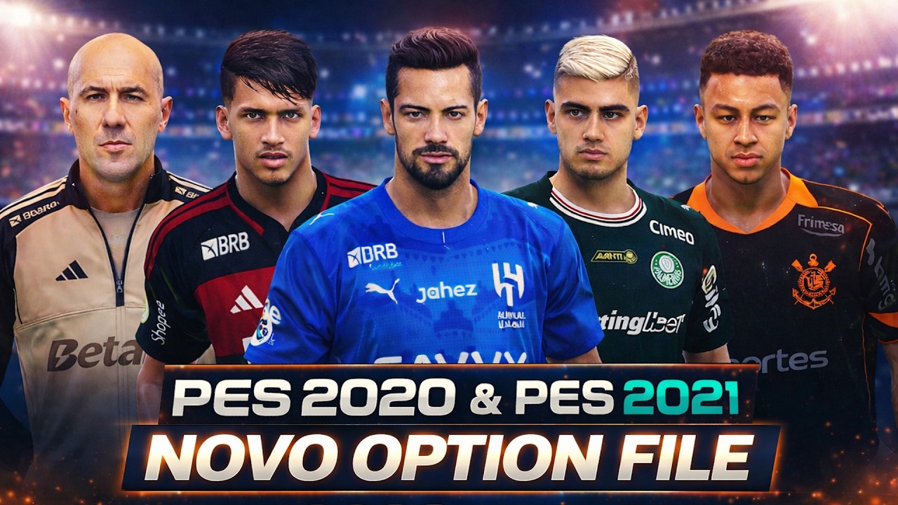 ⚽ TRANSFORMEI O PES 2020/2021 EM 2026! NOVO OPTION FILE COMPLETO (BRASILEIR&Atilde;O + TIMES ATUALIZADOS)