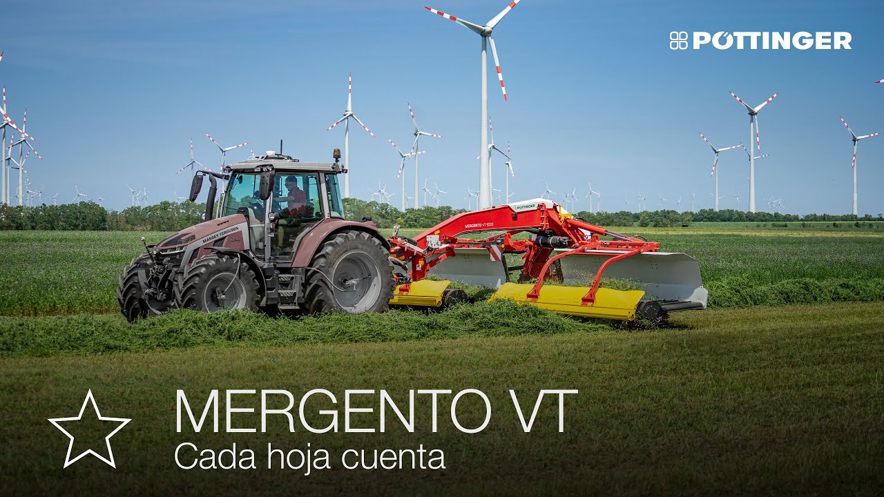 PÖTTINGER - MERGENTO Rastrillo hilerador con cinta - Sus beneficios