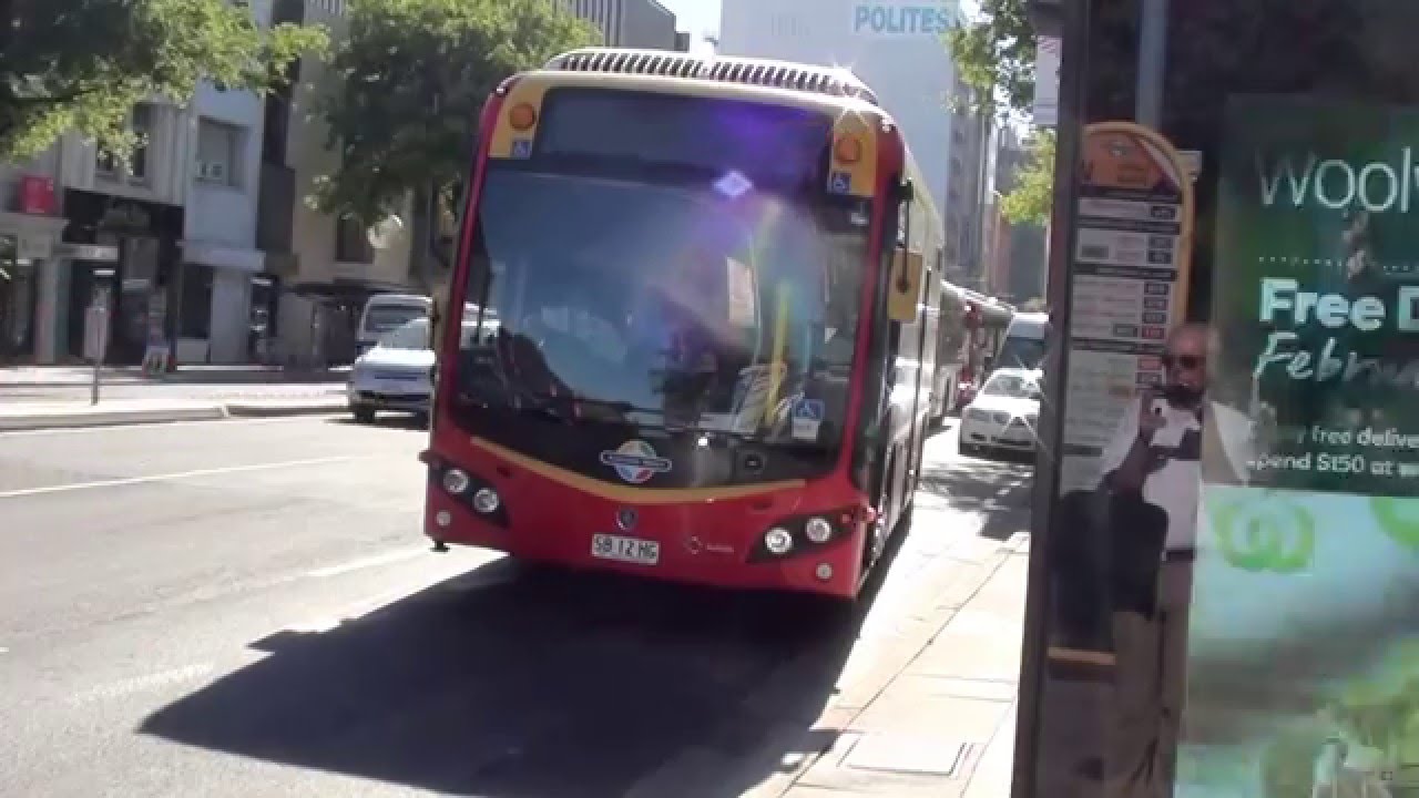Bus Congestion caused by Long Dwell Time Greater Adelaide Video Feb 2016