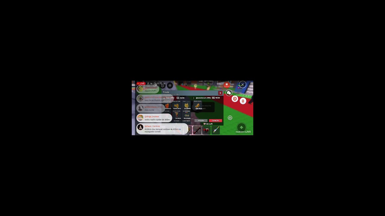 Live trocando no roube um breinrot