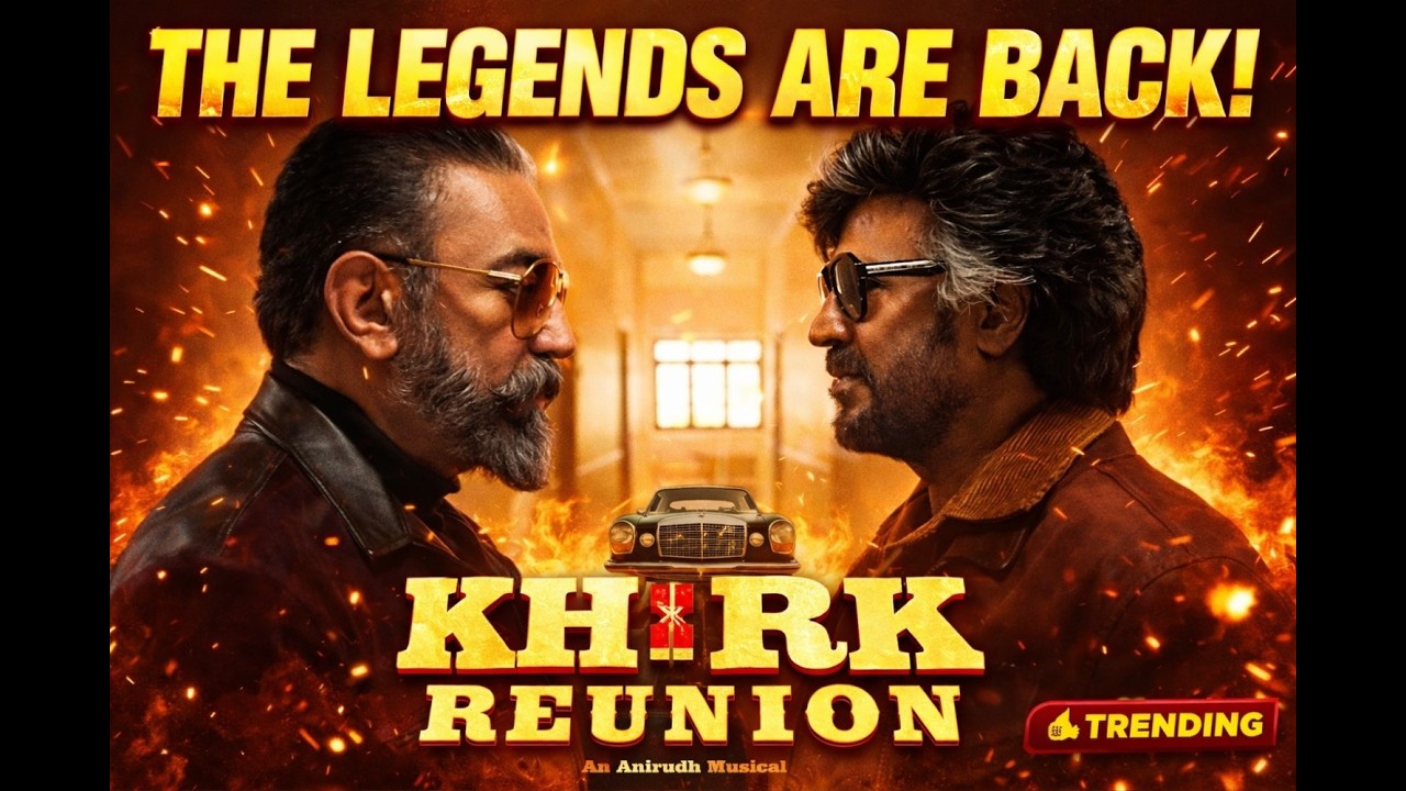 KHxRK First Look | Kamal Haasan & Rajinikanth Reunion After 50 Years | Nelson | Anirudh