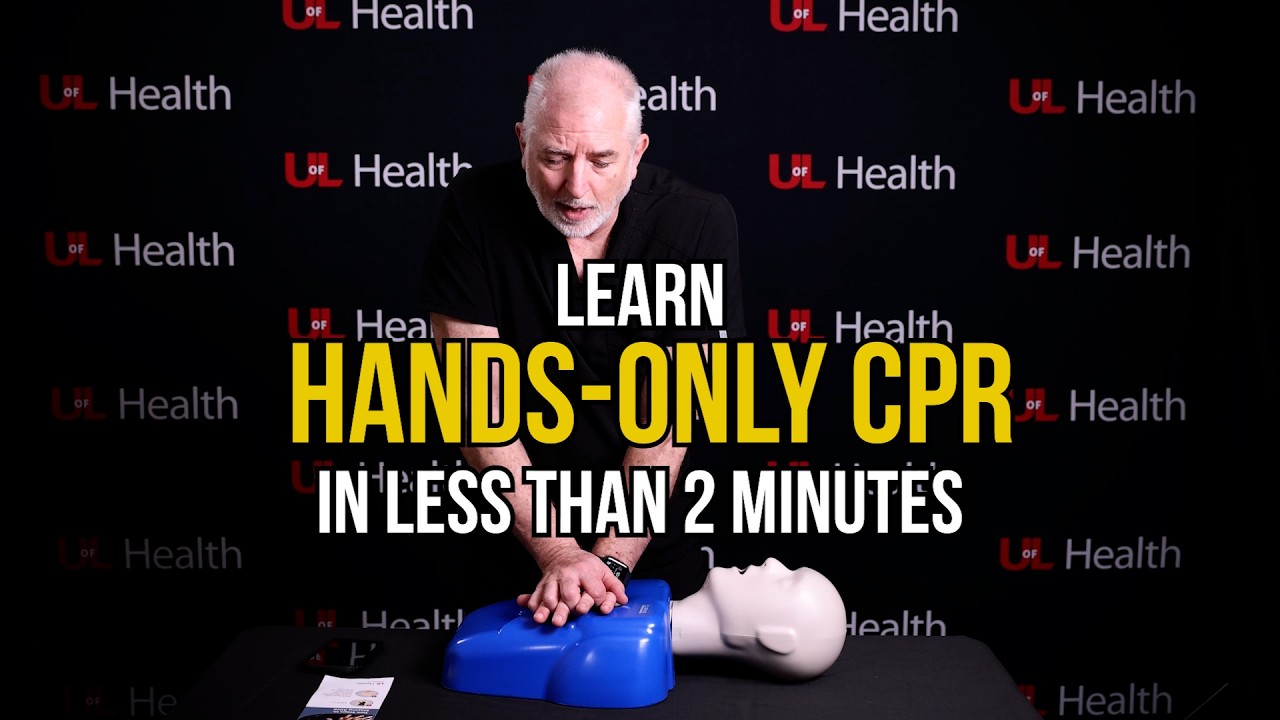 Learn hands-only CPR in less than 2 minutes