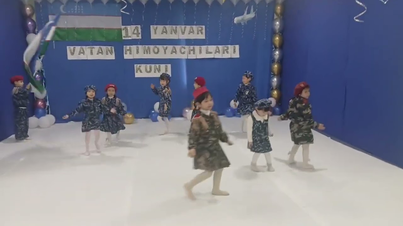 8-son DMTT katta 2-guruh tarbiyalanuvchilari ishtirokida Oʻzbekiston raqsi