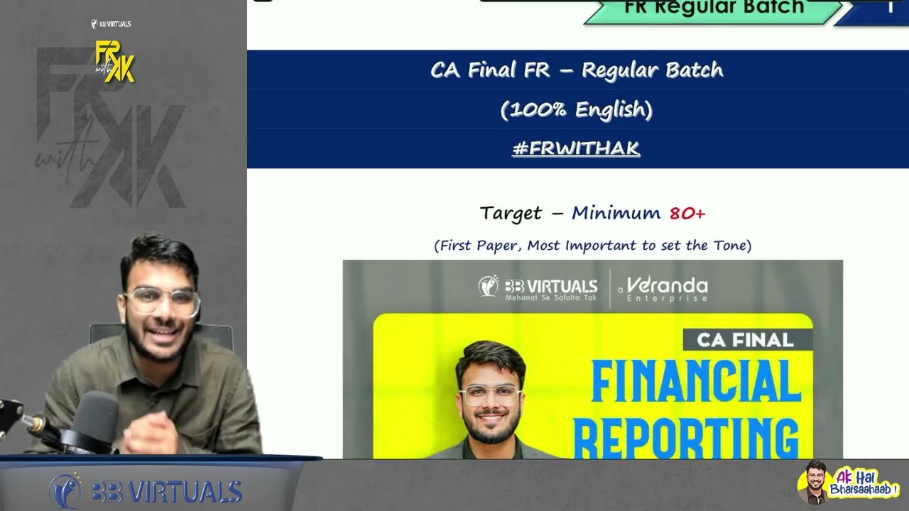 FR 100% English - Regular Batch | Full Details | CA Final FR English | CA Aakash Kandoi