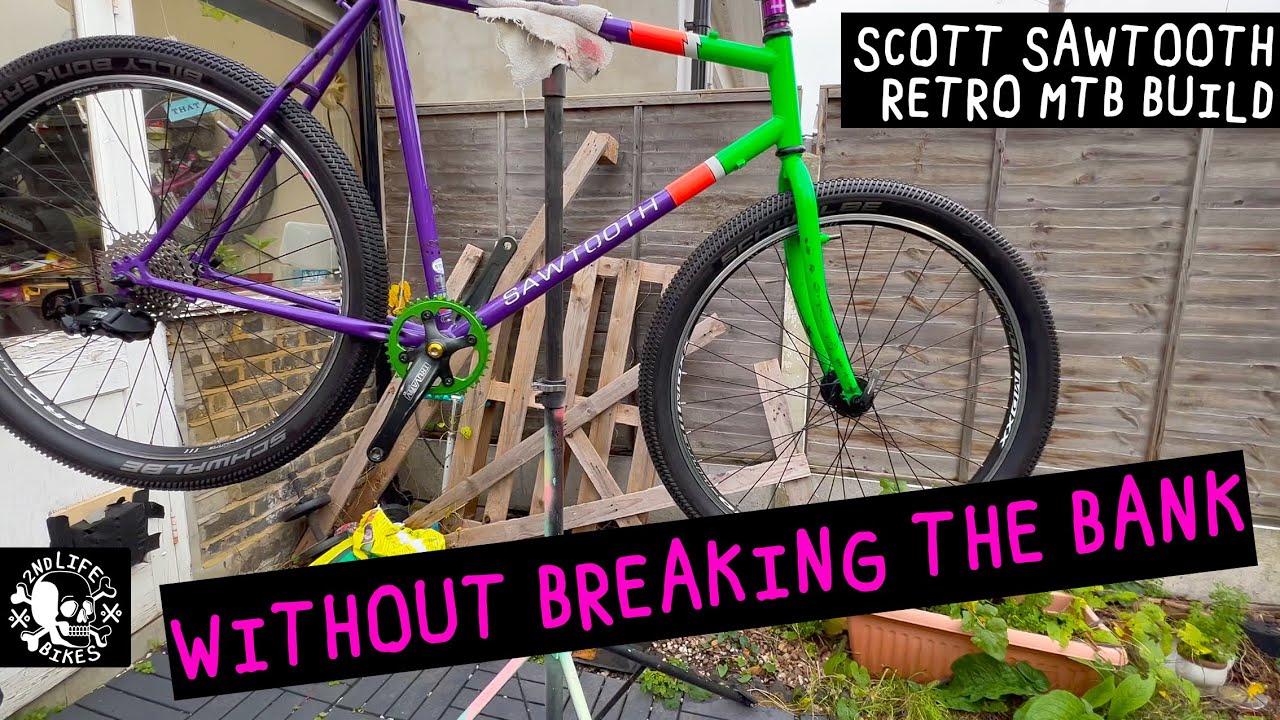 Retro MTB Commuter Build Without Breaking The Bank - Scott Sawtooth Pt1- Vintage Bike