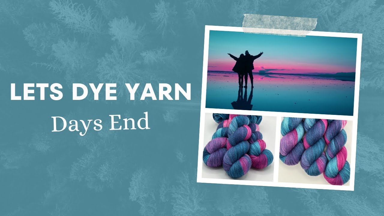Trying To Dye Assigned Pooling Yarn - Days End - Hand Dyed Yarn