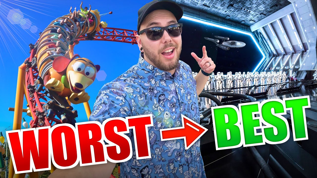 BRUTALLY HONEST Disney's Hollywood Studios Ride Ranking | WORST to BEST 💀