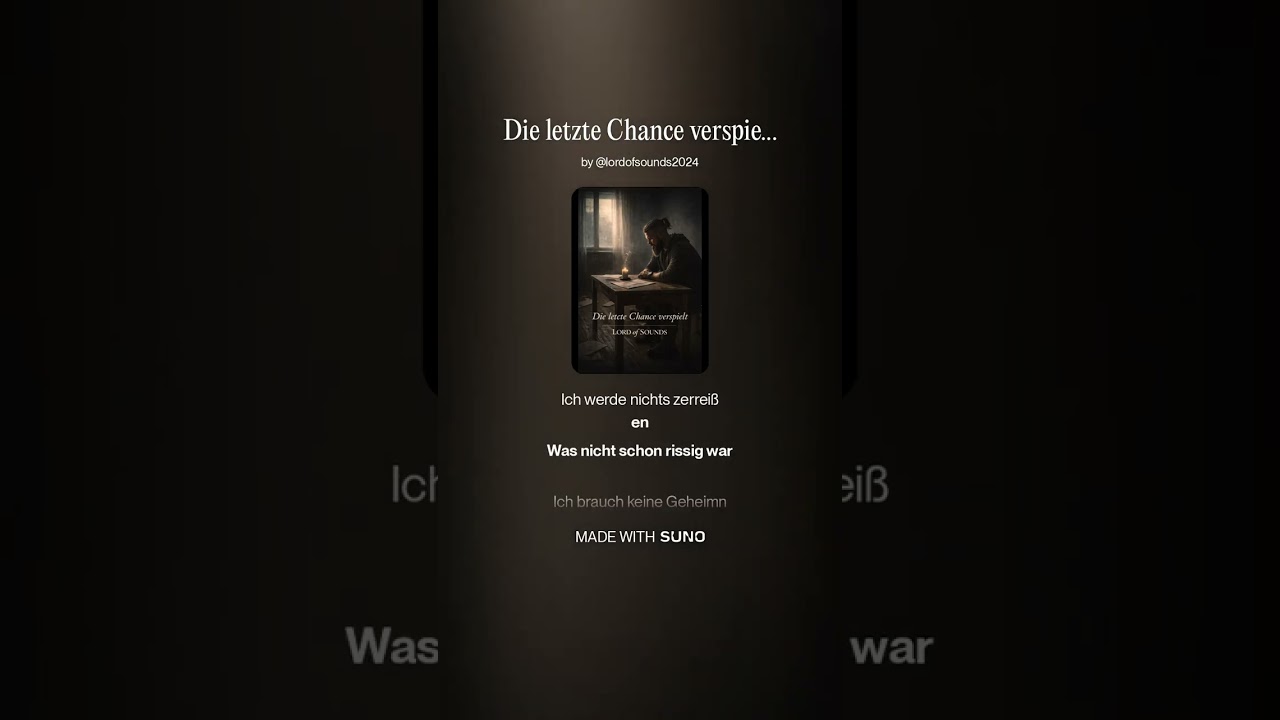 💔 Die letzte Chance verspielt – Lord of Sounds | 
