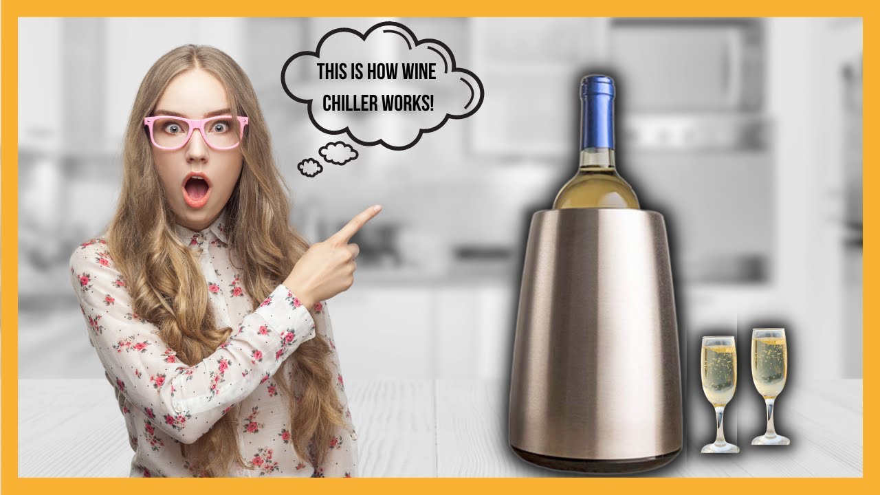 ✅ This is how to use a wine bottle chiller!