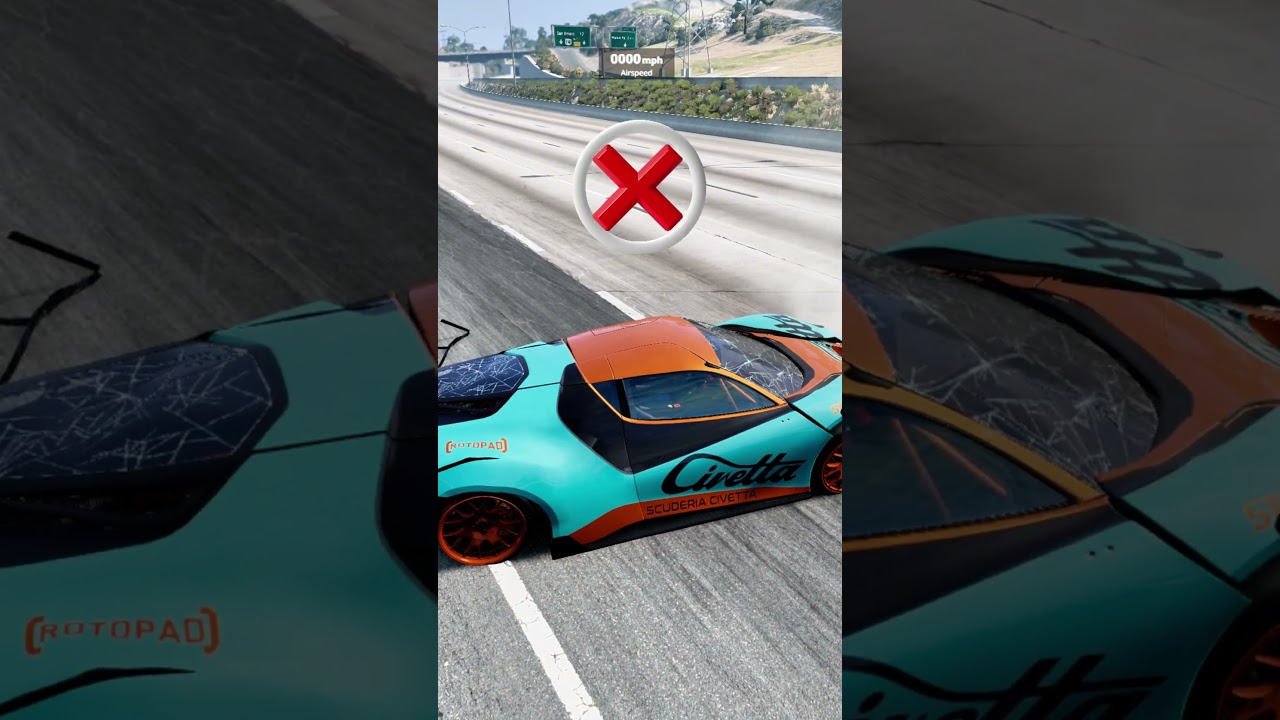 What Happens at 600 MPH? 🚀 Extreme Vehicle Crash Test | BeamNG.drive #beamngdrive  #beamng #gaming