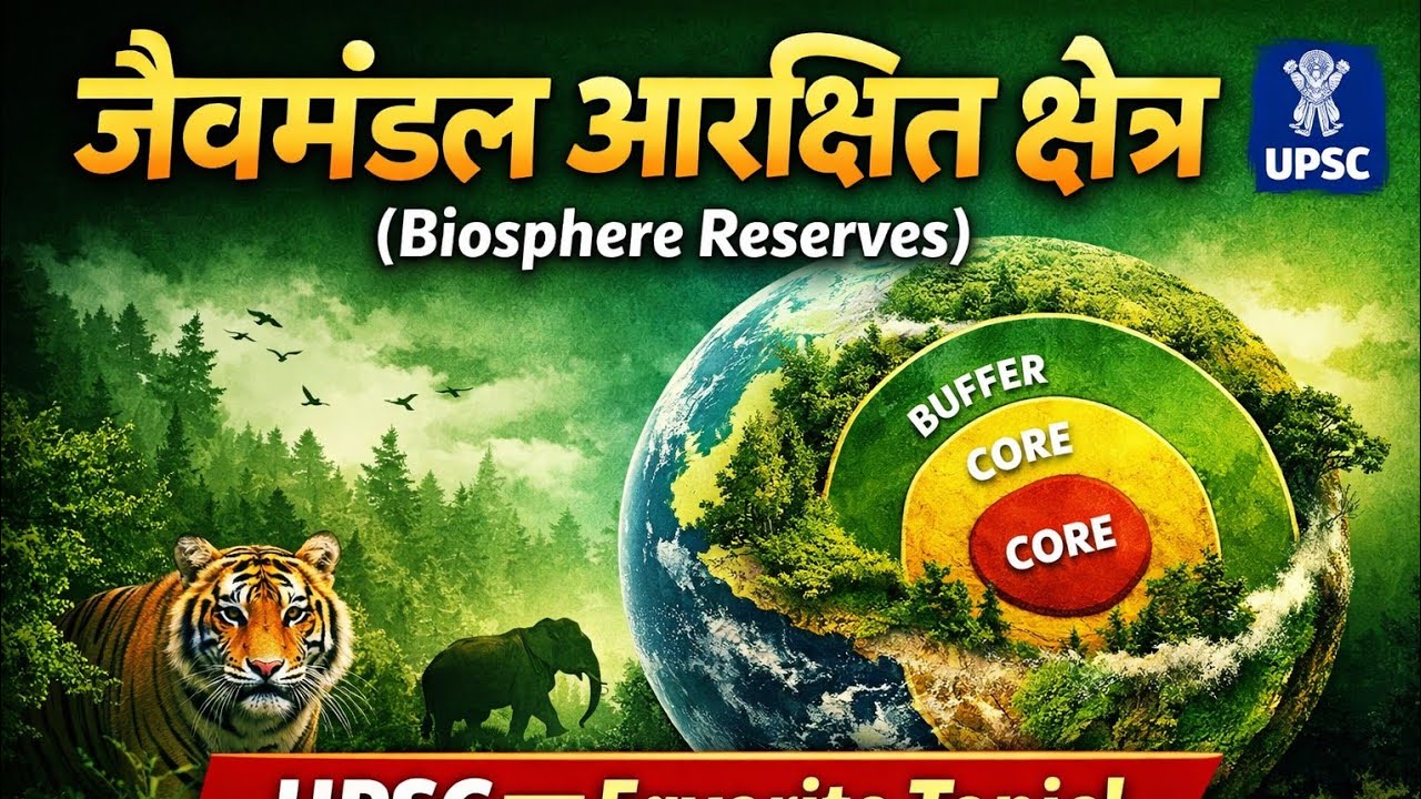 भारत के 18 बायोस्फीयर रिजर्व: UNESCO की सूची में अब 13 स्थल | UPSC Prelims Special।upsc2026