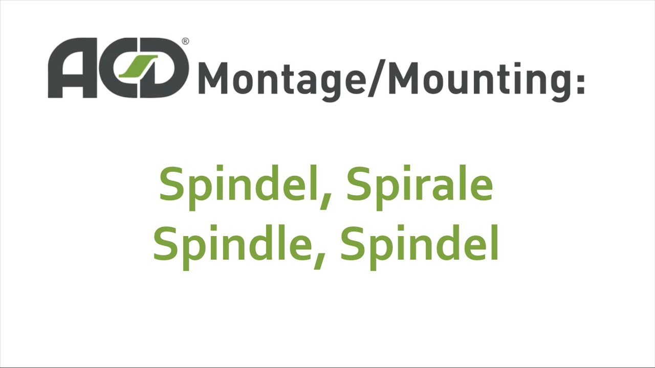 Spindel / Spirale / Spindle / Spindel