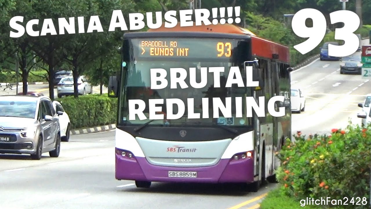 BRUTAL REDLINING 🔥🔥🔥 Scania K230UB Euro V Thrash on Service 93, SBS8859M [SBST]