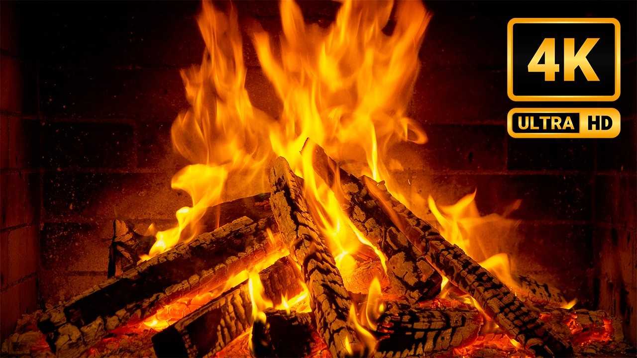 Fireplace Jazz Therapy 🔥 Warm Piano Music & Crackling Wood (12H)