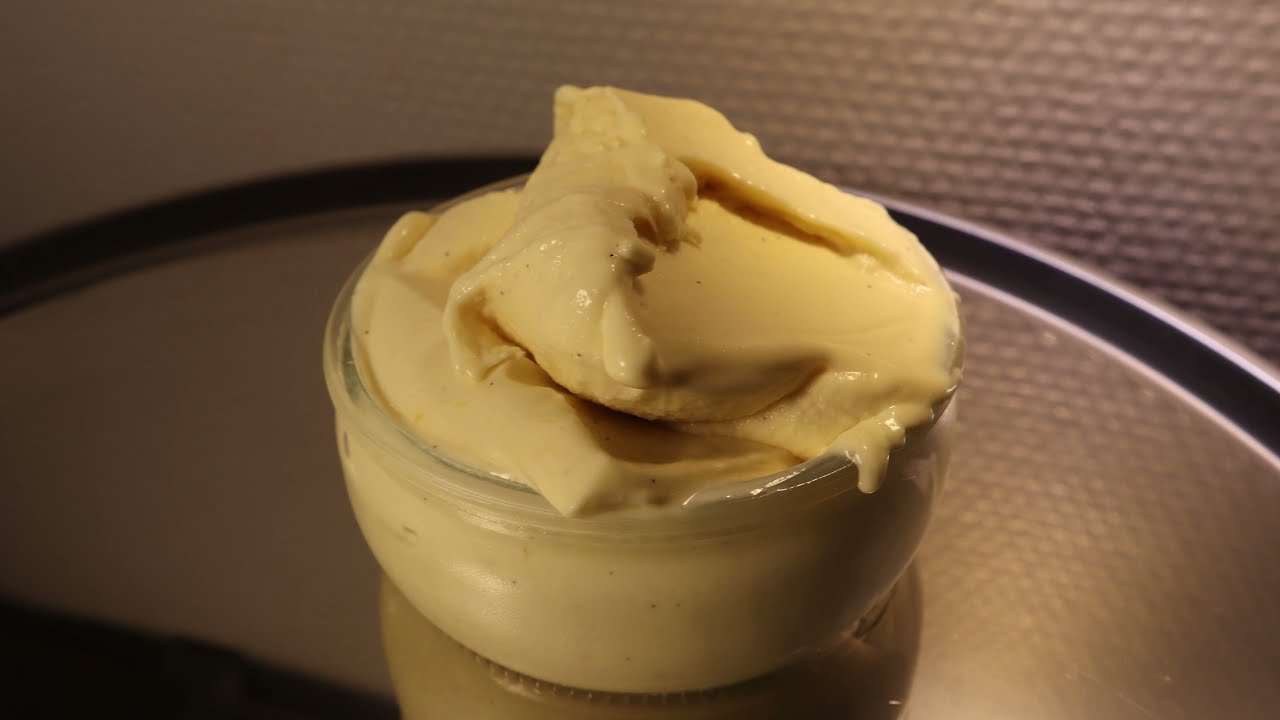 Mango Vanilla Ice Cream on the Musso 4080 ice cream machine
