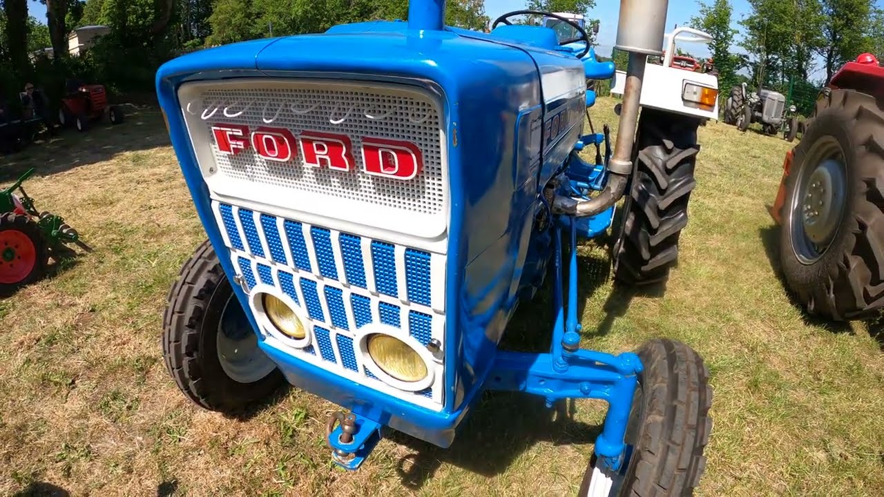1968 Ford 2000 Super 2.6 Litre 3-Cyl Diesel Tractor (36 HP) Castle Combe Steam Rally 2025