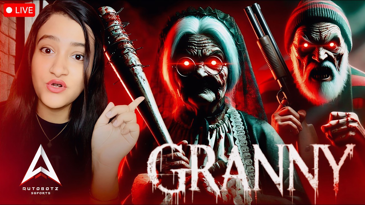 GRANNY LIVE🔥HORROR GAMEPLAY Hard Nightmare #shortsfeed #shortslive #shorts #horrorgame #mobalegends