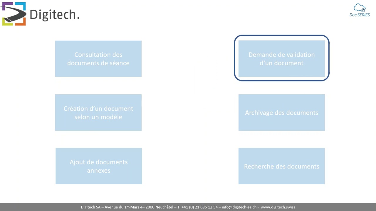Gestion &eacute;lectronique de documents pour les documents s&eacute;ances