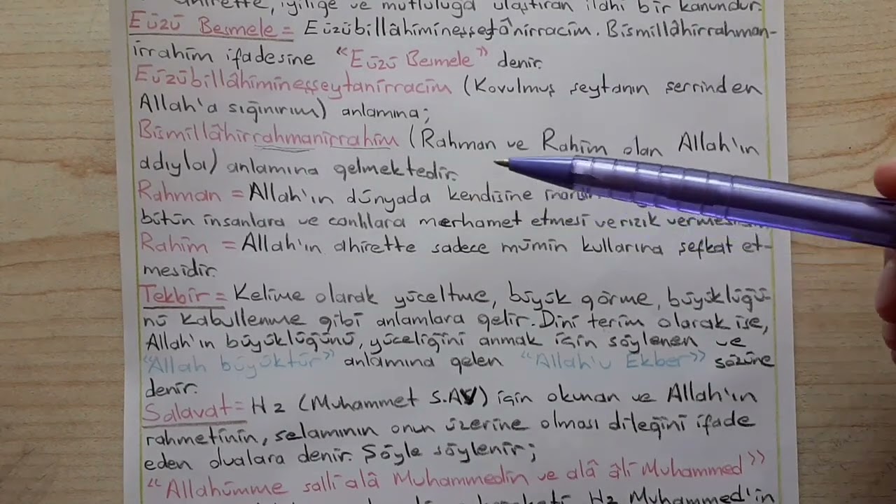Dakikhoca ile din, besmele, tekbir, salavat, helâl, haram #dinkültürü #peygambersevdalıları