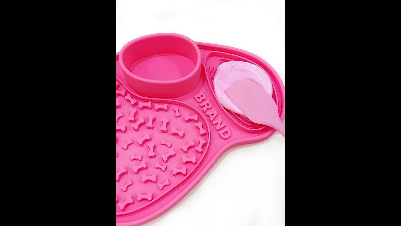 Strawberry milk freeze melts in mouth dog licks lips
