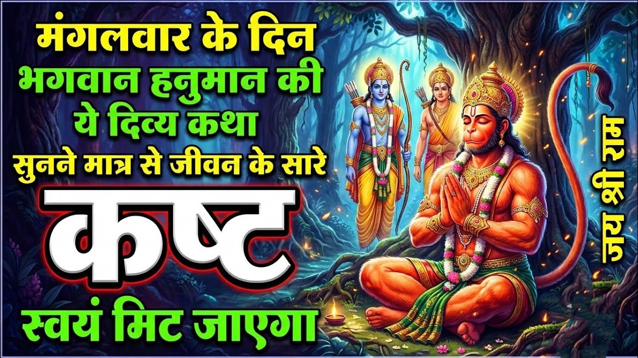 हनुमान जी की कथा सुनने मात्र से जीवन के सारे कष्ट स्वयं मिट जाएंगे | Must Watch |Hanuman Katha