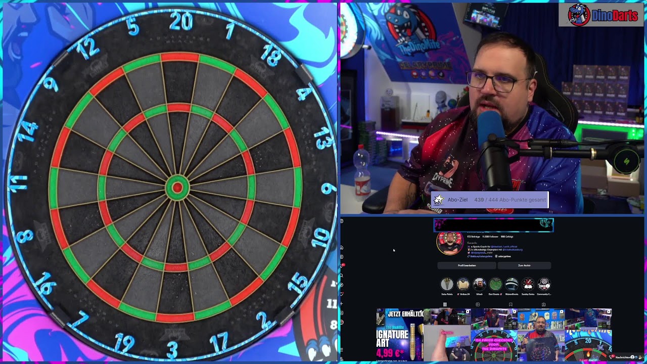 Darts Bingo vs @FreddysEck🎯- The DinoMite