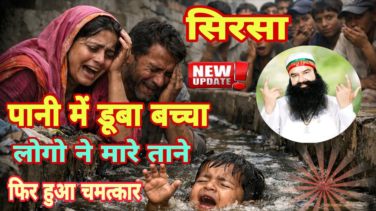 सिरसा चमत्कार 🌍पानी में डूबा बच्चा। Saint Msg Chmatkar। Daily Life Rules @SaintMSGInsan 