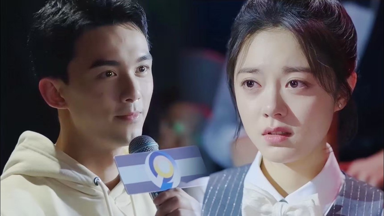 ⛄The girl burst into tears after her boyfriend made a heartfelt confession on stage.#love #drama