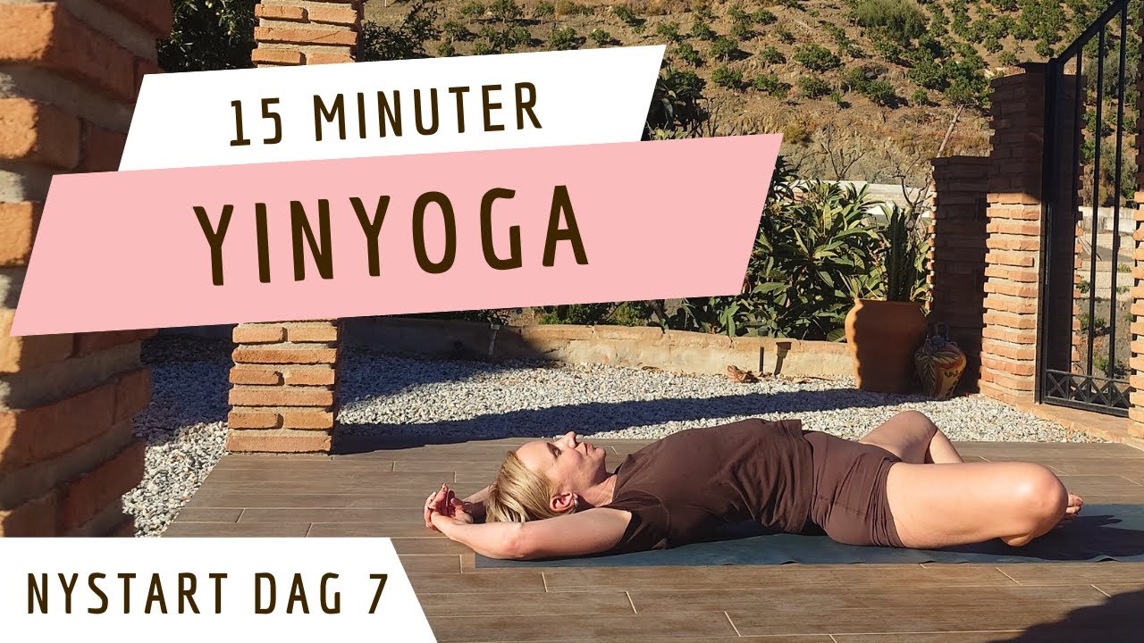 15 min YINYOGA för återhämtning och vila. DAG 7 NYSTART 2026.Stretch för nybörjare & vana.