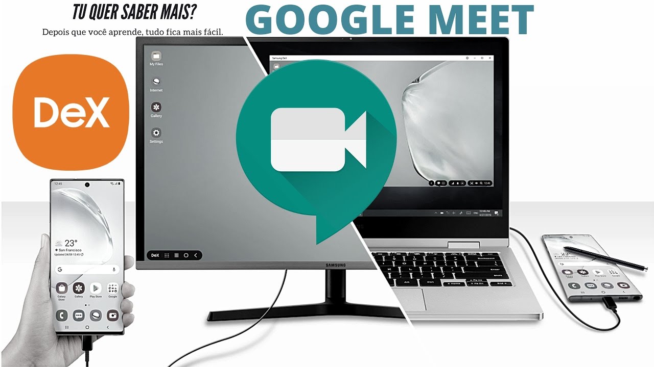 Google Meet no Samsung DeX @Samsung