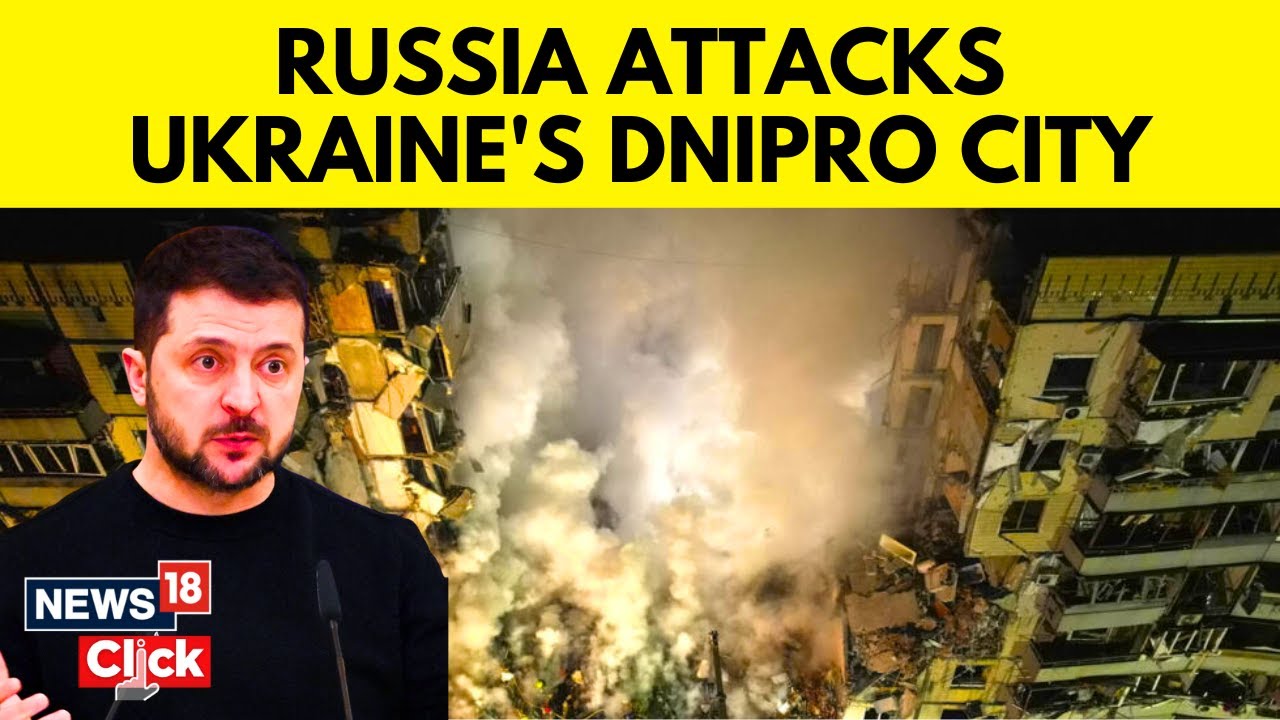 Dnipro: Russian Missiles Hit Apartment Block & Security Service Building | Russia Ukraine News