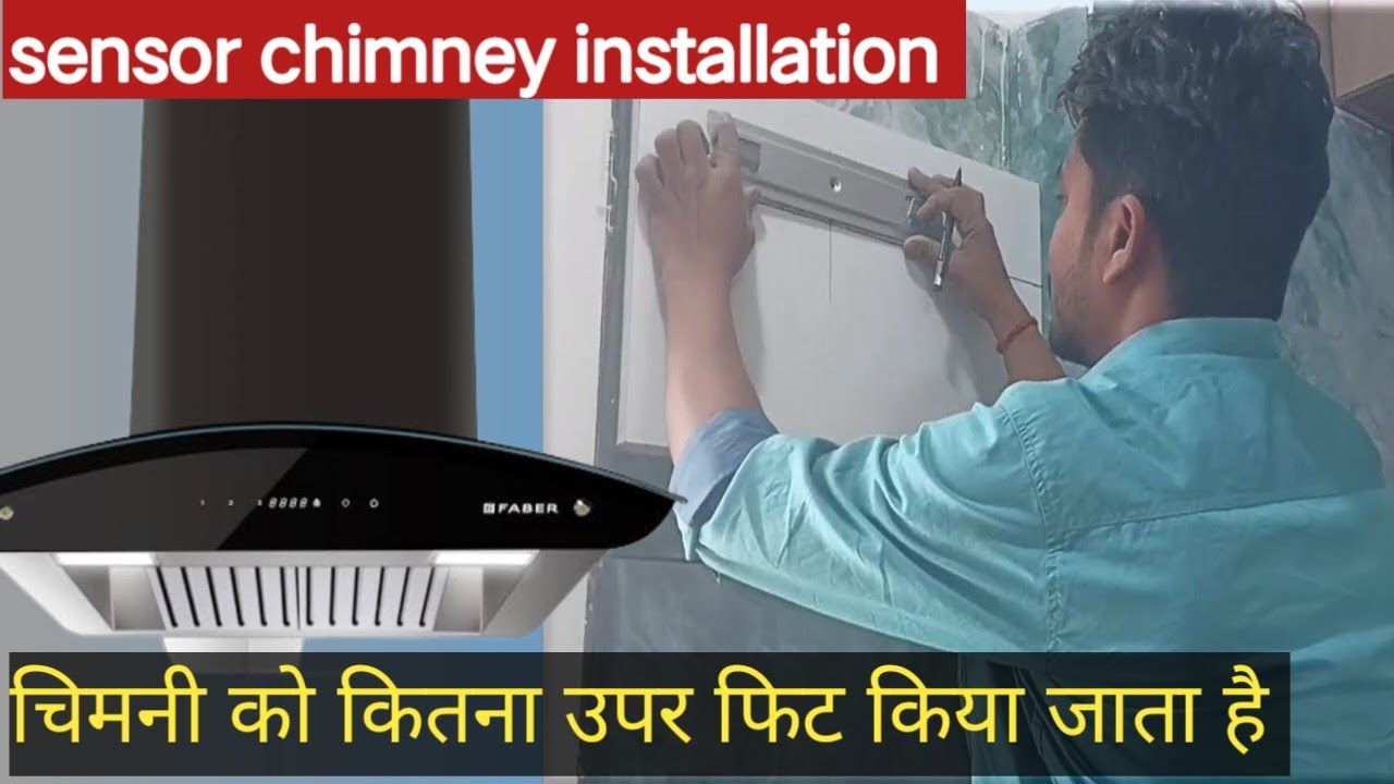 Chimney Installation / Chimney Fitting In Kitchen / How To Install Chimney In Kitchen / Chimney