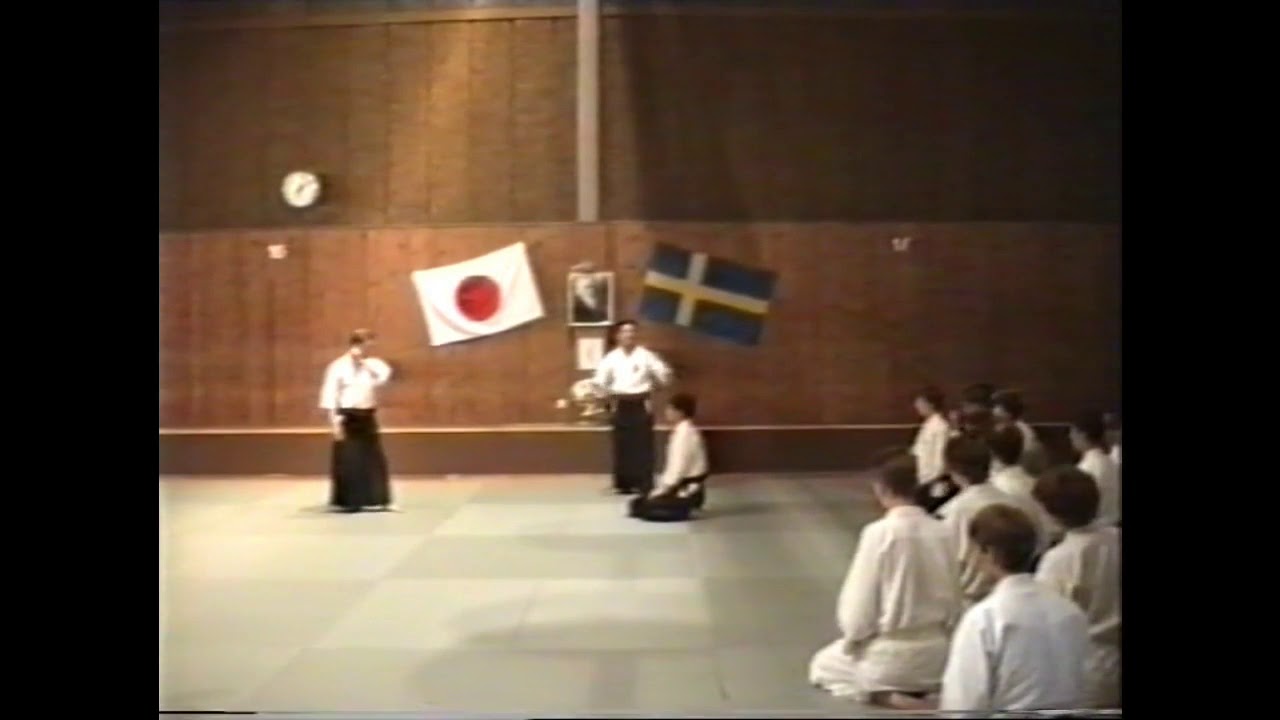 Nishio Sensei, Aikido, Uppsala 1989 Part 5