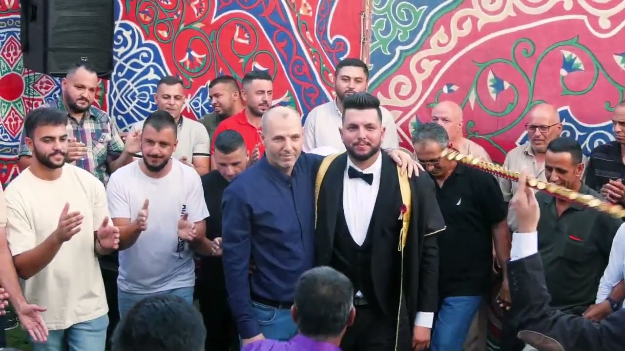استقبال العريس حسام حاتم قاسم مع الفنان عبد الله مرعي 2023