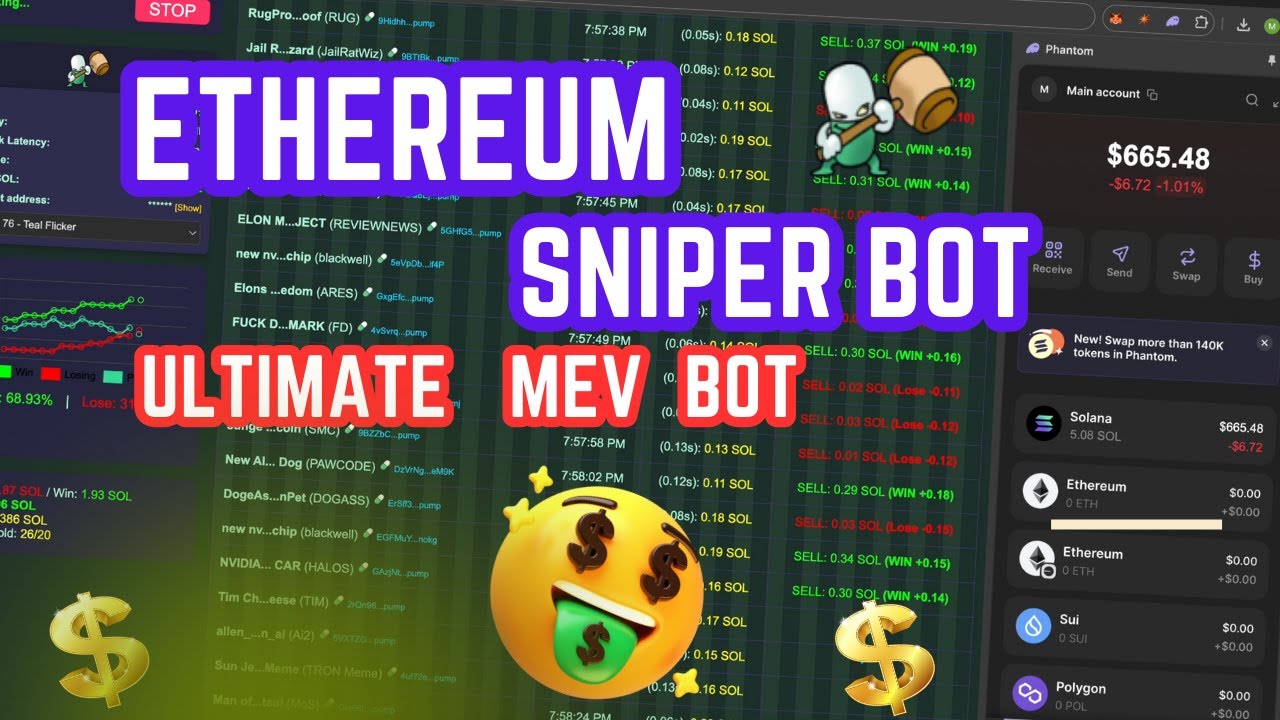 Ethereum Sniper Bot for 2025 | Snipe ETH Tokens Early and Dominate Arbitrage Trading!