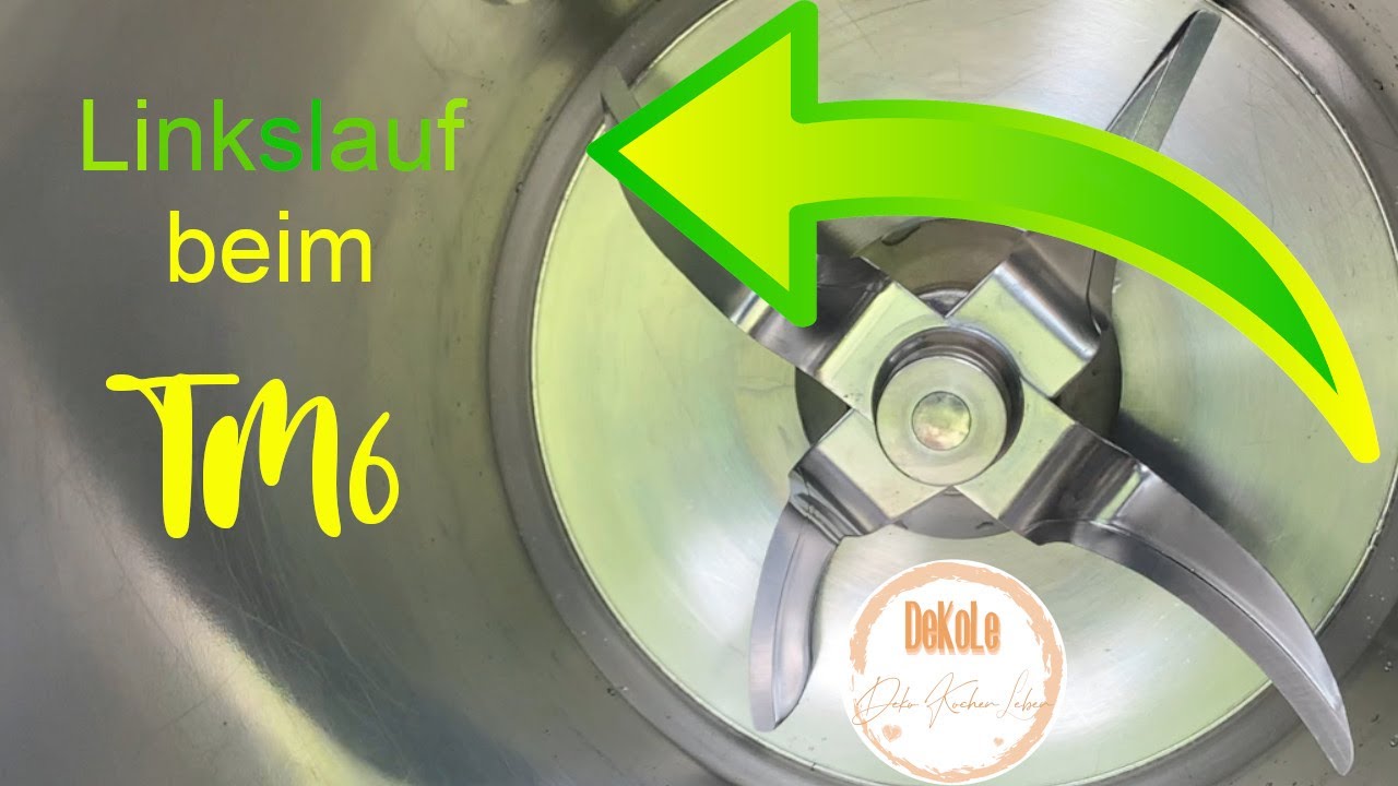 Da ist der Linkslauf beim Thermomix TM6 - Anfänger Tipp 🌹