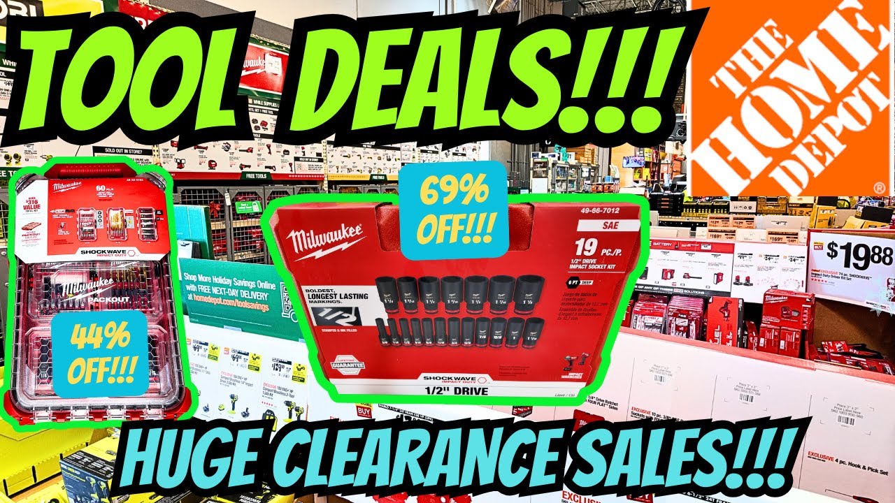 Home Depot HUGE! Clearance Tool Deals — Here's What's Worth Getting
