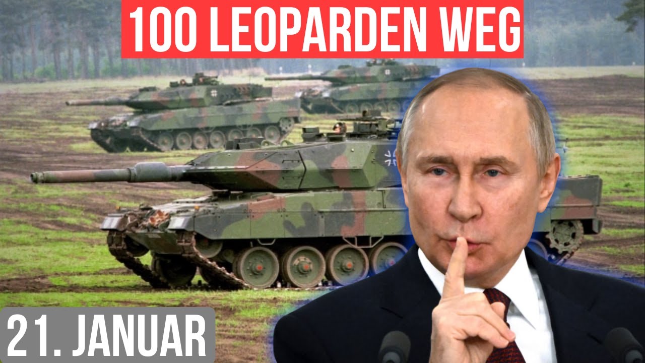 100 LEOPARD-PANZER SPURLOS VERSCHWUNDEN: HAT RUSSLAND EUROPAS MILITÄRHILFE ZERSTÖRT?