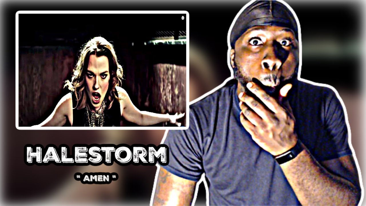 WHO IS THIS WOMEN SINGING?! FIRST TIME HEARING! Halestorm - Amen [Official Music Video] REACTION