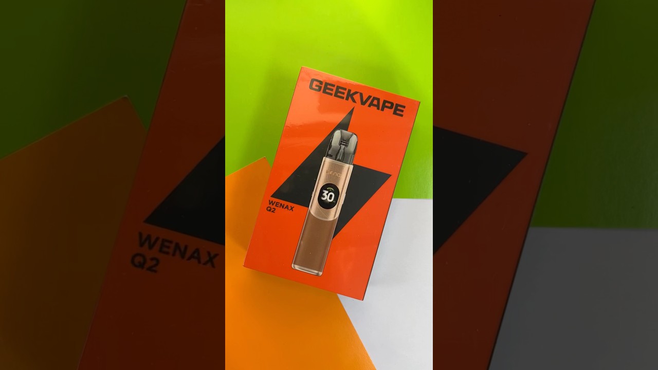 Распаковка нового пода Wenax Q2 от GeekVape