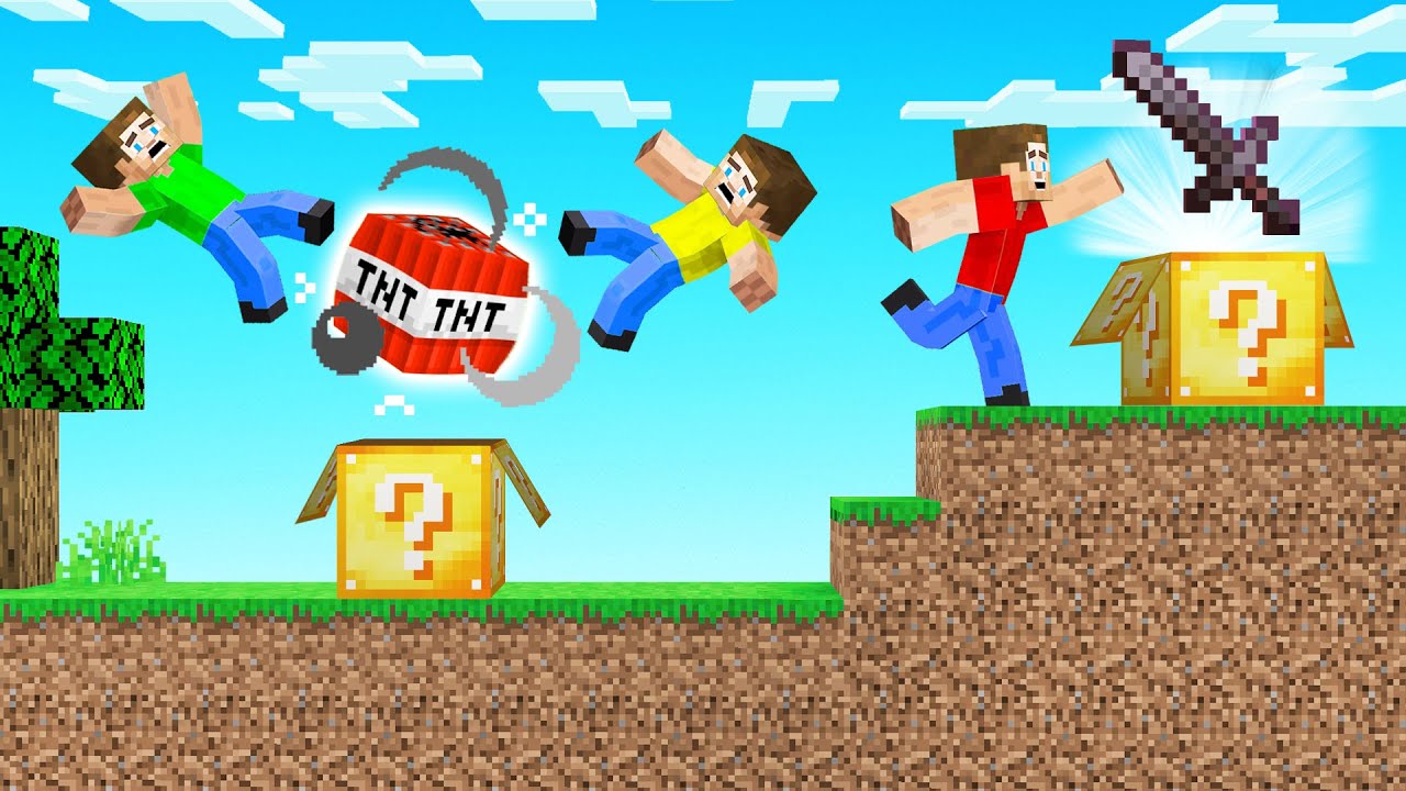 HUNTERS vs SPEEDRUNNERS With LUCKY BLOCKS! (Minecraft)