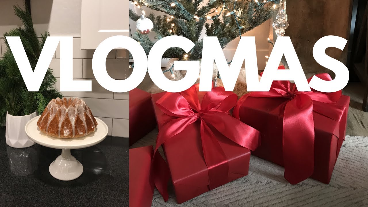 VLOG: Amazon Haul, Christmas Tree Drama Resolved, Baking My First Bundt Cake.