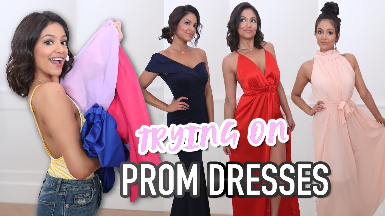 Trying on $30 Prom Dresses from Amazon! | Bethany Mota