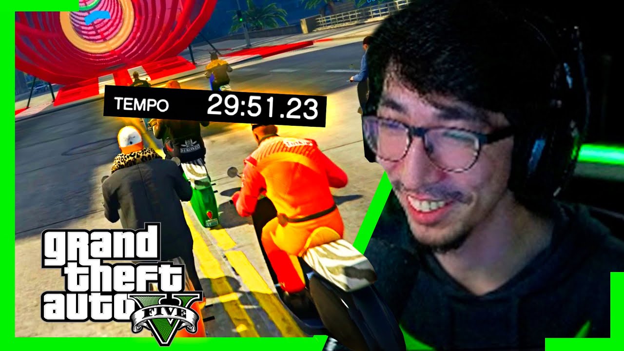 A CORRIDA MAIS LENTA da HISTÓRIA!! - GTA V Corridas Malucas #433