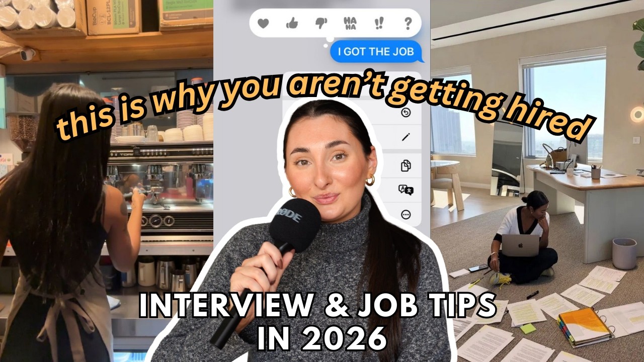 how to get hired and STAY HIRED in 2026 | interview & job tips from a business owner