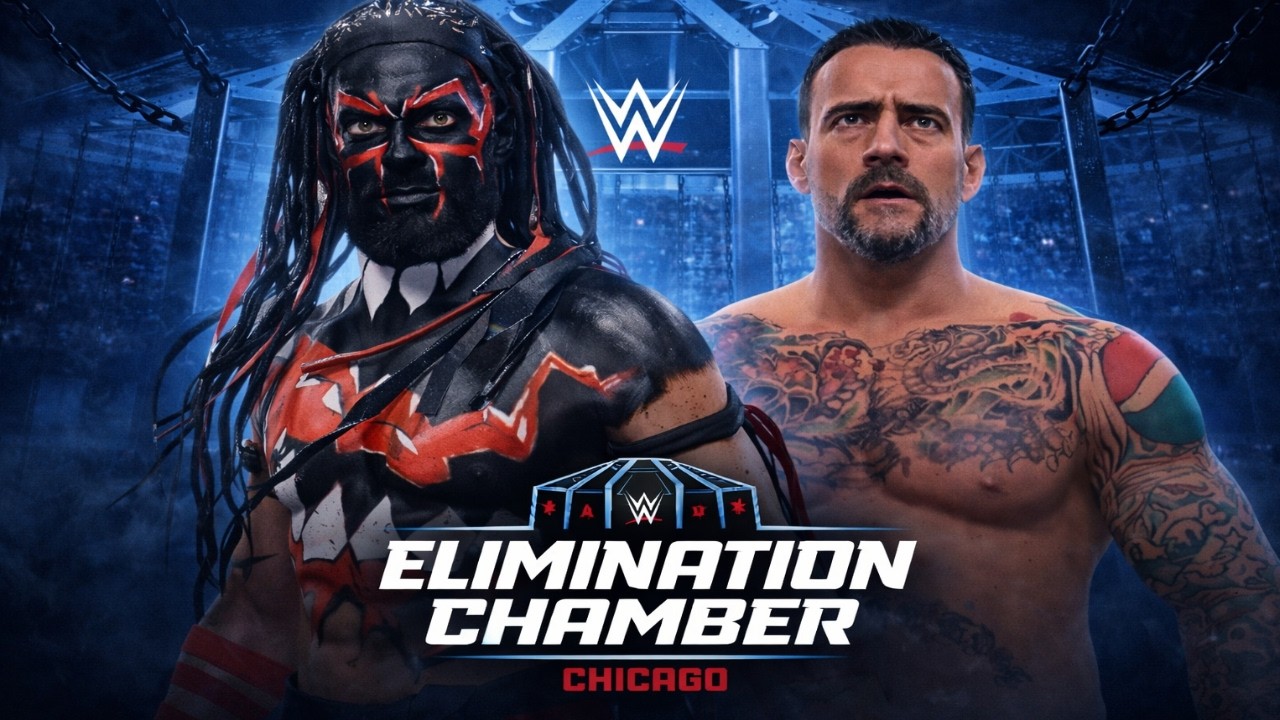 CM Punk vs. Finn Balor for the World Heavyweight Championship at WWE Elimination Chamber 2026!